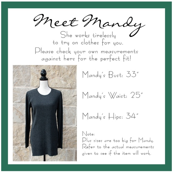 SOLD Joseph A. Gray & White Fuzzy Sweater Small - Picture 4 of 4